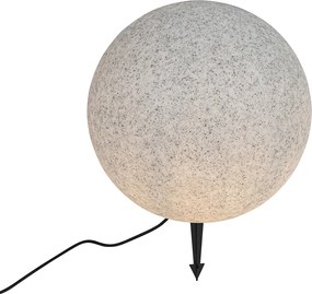 Nowoczesna lampa zewnętrzna szara 45 cm IP65 - Nura