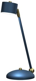 Niebiesko-złota lampka biurkowa C8-M15