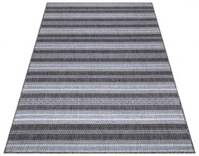 Dywan zewnętrzny Sunny paseczki antracyt 80 cm x 150 cm