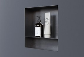 Półka wnękowa ścienna ze stali nierdzewnej NT303010X