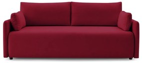 Bordowa rozkładana sofa 211 cm Marcel – Bobochic Paris