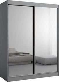Szafa przeuwna z lutrem Como 2D2L 150 Szara