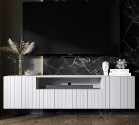 Szafka RTV TAL 2D1K 2 150cm wisząca biała mat