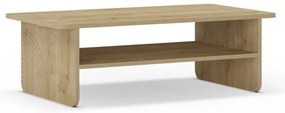 Stolik z blatem w dekorze dębu w naturalnym kolorze 60x110 cm Daira – Marckeric