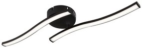 Globo 67178S - LED Żyrandol natynkowy TYLER LED/12W/230V czarny