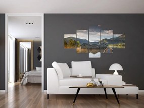 Obraz jeziora (125x70 cm)