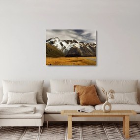 Obraz na szkle góry Sefton, Nowa Zelandia (70x50 cm)