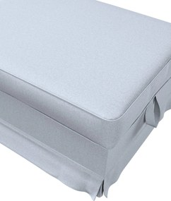 Pokrowiec na podnóżek Ektorp Bromma kolor niebieski tkanina strukturalna