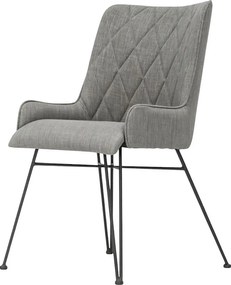 Krzesło 57x92x63 cm szare adesso adesd03b