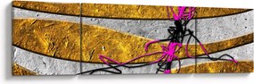 Obraz abstrakcji (170x50 cm)