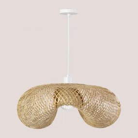 Lampa Sufitowa Wisząca Z Bambusa Kariba Miel - Sklum