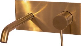 Envol bateria umywalkowa podtynkowa z szczotkowanego miedzi - Essebagno