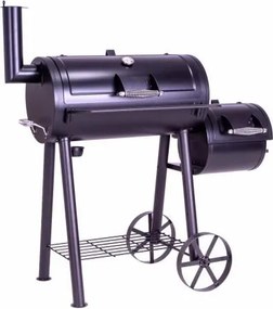 Grill ogrodowy z wędzarnią XL - 120 x 55 cm