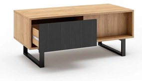 Stolik w dekorze dębu 55x110 cm Madona – Marckeric