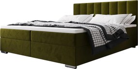 BEDANTE Łóżko kontynentalne ZILANO2 160x200 Itaka 65 Zielony