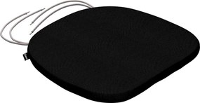 Poduszka na krzesło Bartek kolor czarny tkanina strukturalna