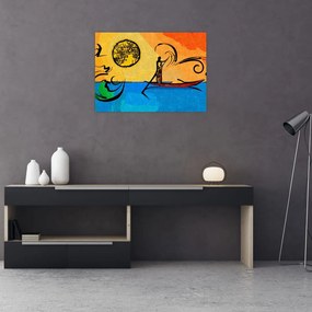 Obraz starożytnego obrazu (70x50 cm)