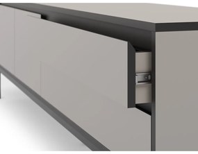 Szarobeżowa szafka pod TV 180x55 cm Lorenza – Marckeric