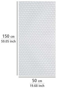 Biała podkładka antypoślizgowa do szuflady Wenko Anti Slip, 150x50 cm