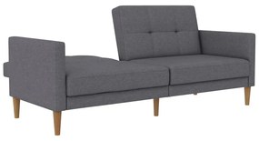 Szara rozkładana sofa 82 cm Lilly – Støraa