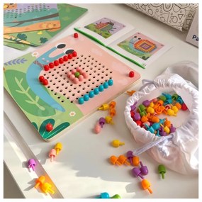 Tooky toy układanka z pinezkami kołki wpinaczka