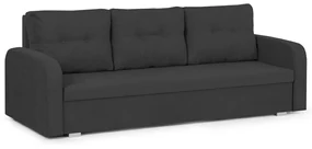 Kanapa sofa 3 os z funkcją spania BERLIN Czarny