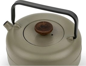 Żeliwny dzbanek do herbaty z sitkiem w kolorze khaki 750 ml Henan – Bredemeijer