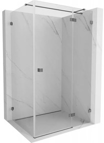 Mexen Lunar T kabina prysznicowa uchylna prawa 125 x 110 cm, transparent, gun metal - 834T-125-110-95-00-P
