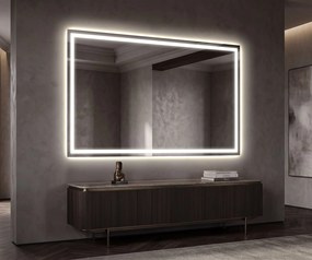 Lustro Ścienne do Salonu Podświetlane LED L49