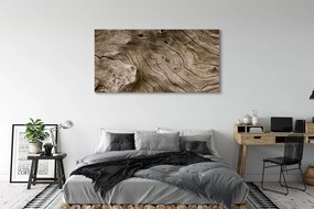 Fotoobraz na płótnie Rysunek Natury W Drewnie