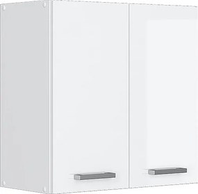 Szafka ścienna biały wysoki połysk 60x31x60 r-line