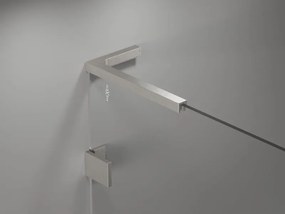 Mexen Lunar L ścianka prysznicowa Walk-in prawa 70 x 200 cm, transparent 8 mm, nikiel szczotkowany - 830L-070-000-97-00-P