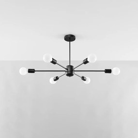 Czarna lampa wisząca 86.5x68 cm Benedett – Nice Lamps