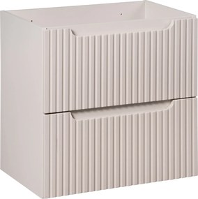 Wisząca szafka podumywalkowa z szufladami Nova 60 cm, kaszmir mat