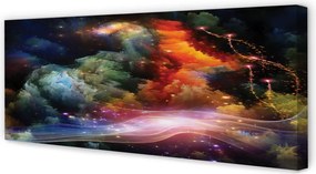 Duży obraz na płótnie Cyfrowa Sztuka Fraktali