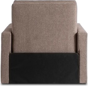 Fotel do Spania MILAN 1 Amerykanka Rozkładany Jednoosobowy Beżowy Nowoczesny