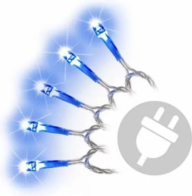 Świąteczny LED łańcuch  - 18 m, 200 LED, niebieski