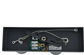 Nowoczesna lampa sufitowa czarna z możliwością ściemniania, 2-źródłowa - Tate