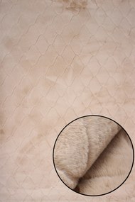 Dywan Bunny 3D Puszysty Beżowy 160x220 Prostokąt