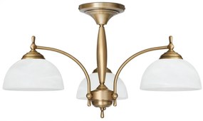 Krótki mosiężny żyrandol C-S3K