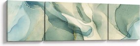 Obraz - Atramentowa abstracja (170x50 cm)