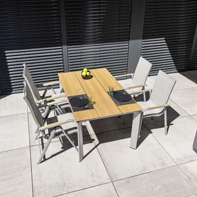 Blat do stołu HPL 160 x 95 cm teakowy KETTLER 0312121-3400