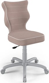 Krzesło biurkowe dla nastolatka Petit Grey rozmiar 6 (159-188 cm)
