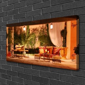 Zdjęcie na płótnie Malownicza Restauracja Miejska