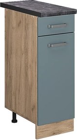 Szafka dolna do kuchni niebiesko-szary 30x60x81.6 r-line
