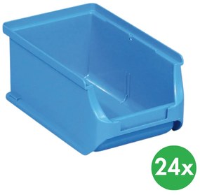 Allit Plastikowe pojemniki PLUS 2, 102 x 160 x 75 mm, niebieskie, 24 szt.