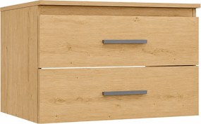 Szafka wisząca na umywalkę nablatową dąb artisan 80 cm R3-B31