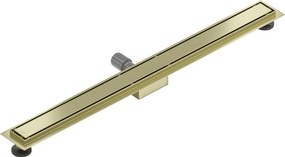 Mexen Flat M13 odpływ liniowy 2w1 90 cm, złoty szczotkowany - 1A10090-15