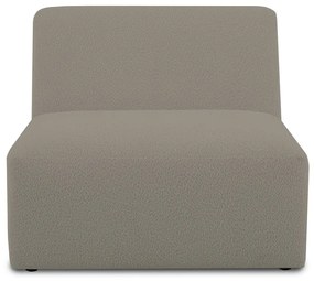 Jasnobrązowy moduł sofy z materiału bouclé (moduł środkowy) Roxy – Scandic