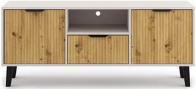 Szafka pod tv na nóżkach kaszmir + dąb artisan W3-D98